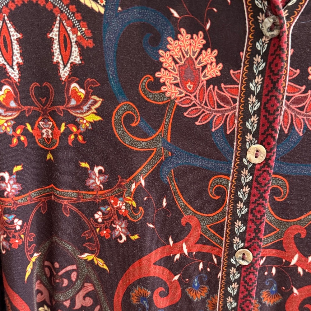 Johnny Was‎ Floral Embroidered Top - Picture 4 of 7
